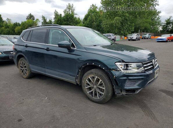 3VV3B7AX1KM060690 2019 VOLKSWAGEN TIGUAN Teal Передня права чверть