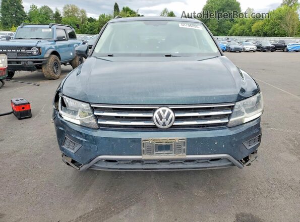 3VV3B7AX1KM060690 2019 VOLKSWAGEN TIGUAN Teal Вид спереду