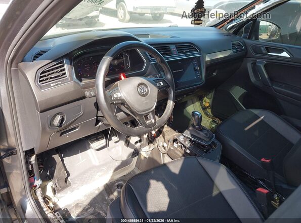 3VV3B7AX1KM099795 2019 VOLKSWAGEN TIGUAN Gray სალონის 360-გრადუსიანი ხედი