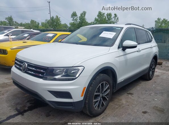 3VV3B7AX1LM016061 2020 VOLKSWAGEN TIGUAN White Vista tres cuartos delantera izquierda