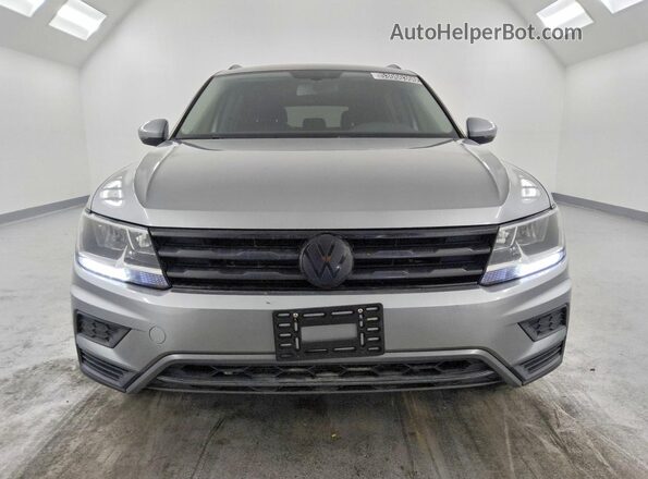 3VV3B7AX1MM013274 2021 VOLKSWAGEN TIGUAN Silver Вид спереду
