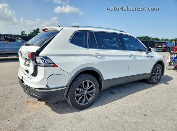 3VV3B7AX1NM037379 2022 VOLKSWAGEN TIGUAN White უკანა მარჯვენა