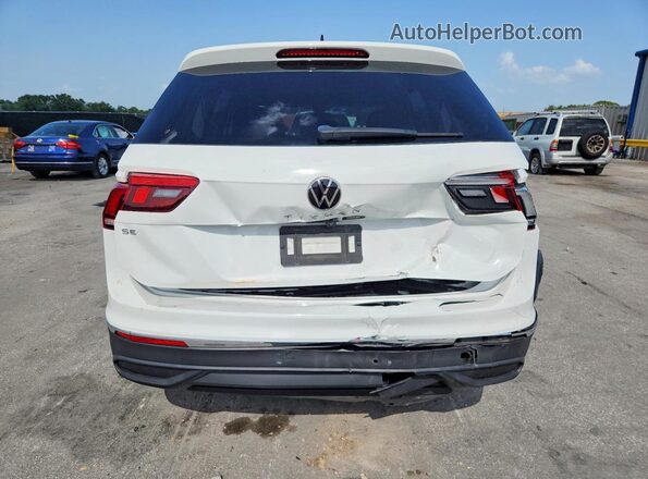 3VV3B7AX1NM037379 2022 VOLKSWAGEN TIGUAN White უკანა ხედი
