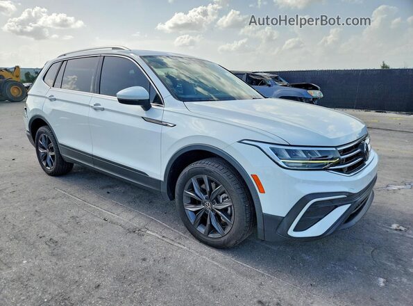 3VV3B7AX1NM037379 2022 VOLKSWAGEN TIGUAN White წინა მარჯვენა