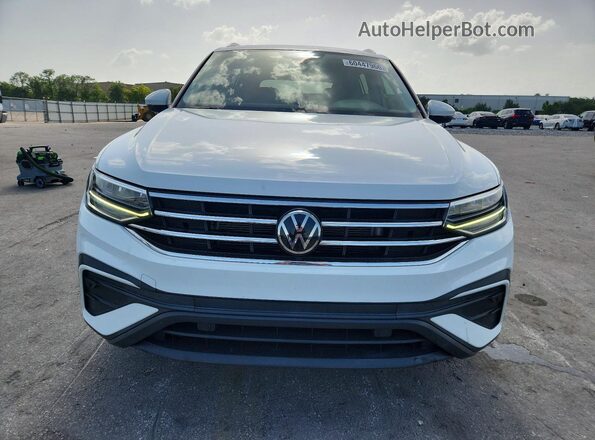 3VV3B7AX1NM037379 2022 VOLKSWAGEN TIGUAN White წინა ხედი