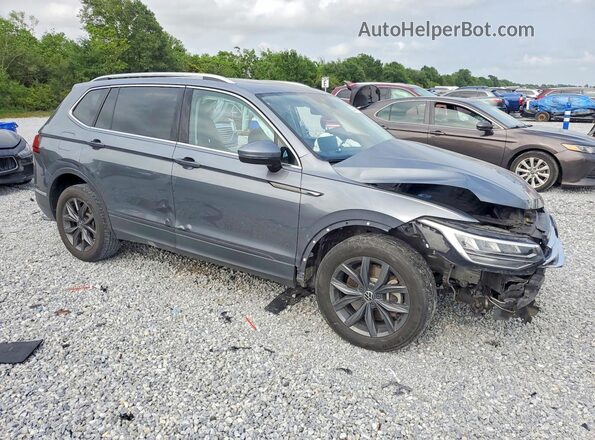 3VV3B7AX1NM060662 2022 VOLKSWAGEN TIGUAN Серый Передняя правая четверть