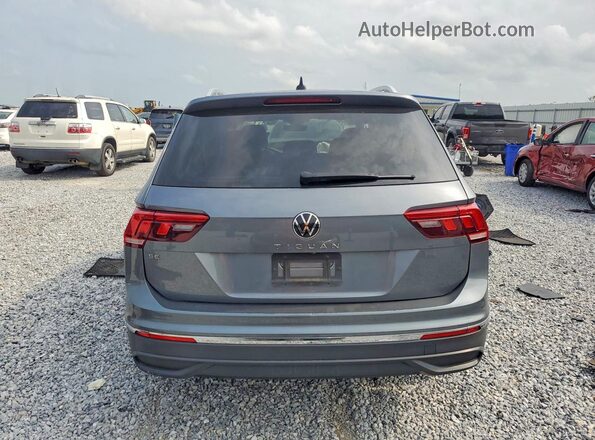 3VV3B7AX1NM060662 2022 VOLKSWAGEN TIGUAN Серый Вид сзади