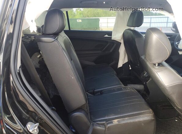 3VV3B7AX1NM122075 2022 VOLKSWAGEN TIGUAN Black Вид задніх сидінь