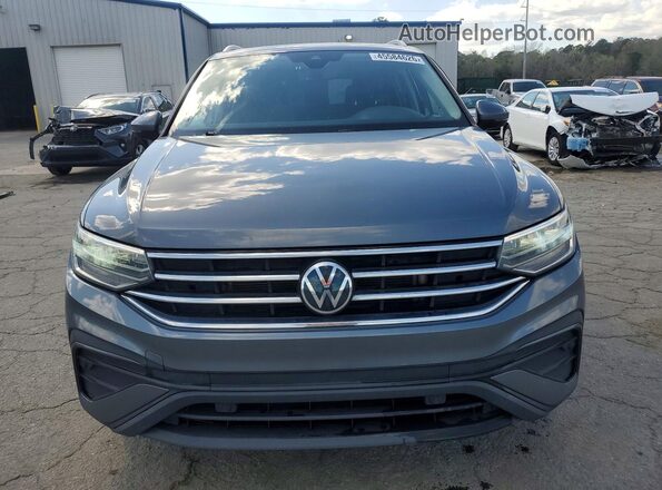 3VV3B7AX1NM152189 2022 VOLKSWAGEN TIGUAN Gray Widok z przodu