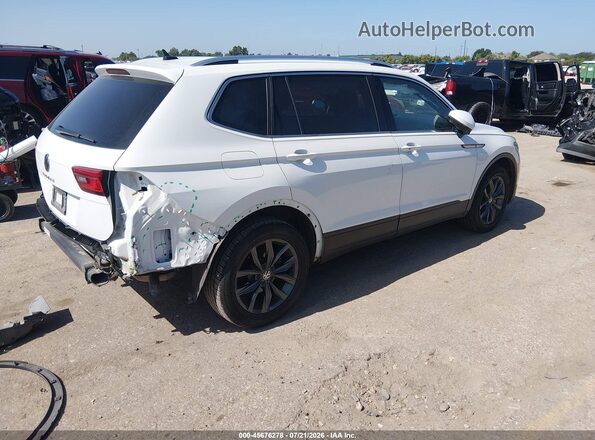 3VV3B7AX1NM169073 2022 VOLKSWAGEN TIGUAN Белый Задняя правая четверть