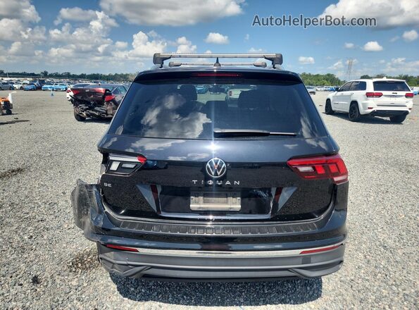 3VV3B7AX1PM117817 2023 VOLKSWAGEN TIGUAN Black Вид ззаду