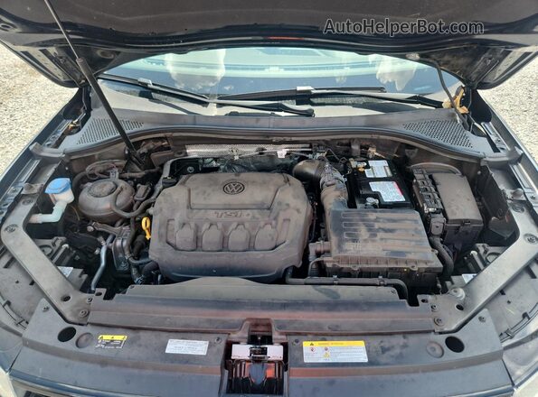 3VV3B7AX1PM117817 2023 VOLKSWAGEN TIGUAN Black Вид підкапотного простору