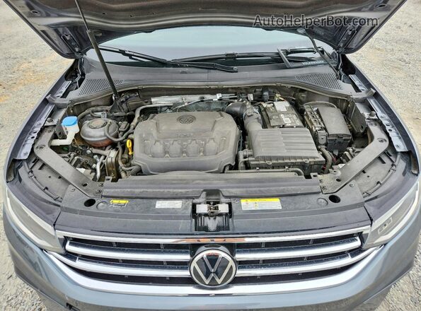 3VV3B7AX1RM061882 2024 VOLKSWAGEN TIGUAN Gray Vista del compartimento del motor