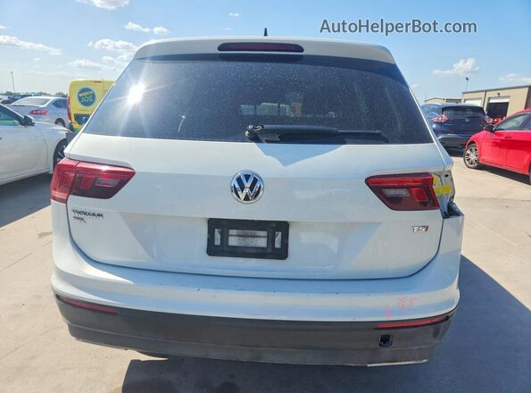 3VV3B7AX2JM061054 2018 VOLKSWAGEN TIGUAN White Вид ззаду