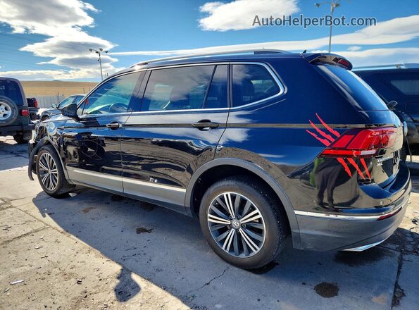 3VV3B7AX2JM095804 2018 VOLKSWAGEN TIGUAN Black Rear left
