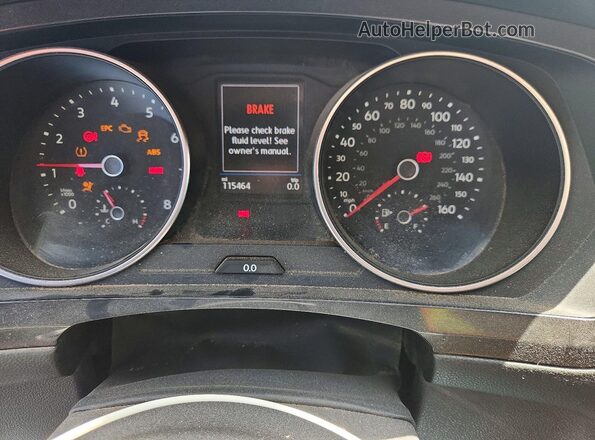 3VV3B7AX2JM161851 2018 VOLKSWAGEN TIGUAN White Vista del cuadro de instrumentos