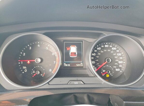 3VV3B7AX2KM042201 2019 VOLKSWAGEN TIGUAN White Vista del cuadro de instrumentos