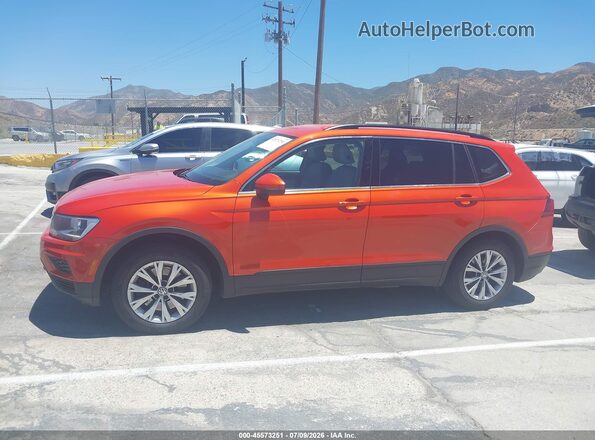 3VV3B7AX2KM112733 2019 VOLKSWAGEN TIGUAN Orange Vista interior de 360 grados