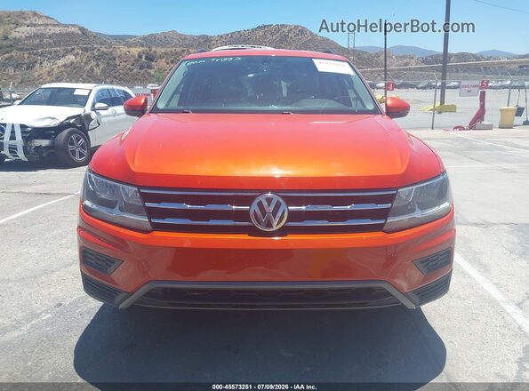 3VV3B7AX2KM112733 2019 VOLKSWAGEN TIGUAN Orange Vista del cuadro de instrumentos