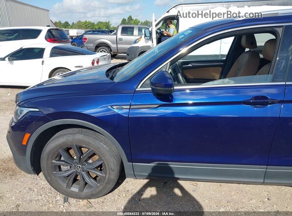3VV3B7AX2NM117600 2022 VOLKSWAGEN TIGUAN Синий 
