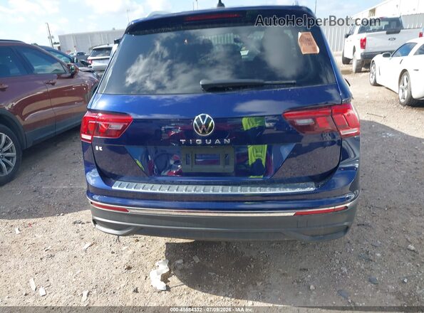 3VV3B7AX2NM117600 2022 VOLKSWAGEN TIGUAN Синий 