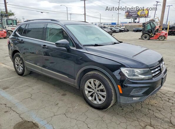 3VV3B7AX3JM002269 2018 VOLKSWAGEN TIGUAN Black Przód prawy