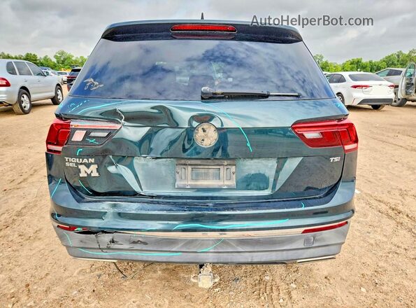 3VV3B7AX3JM013787 2018 VOLKSWAGEN TIGUAN Green Հետևի տեսք
