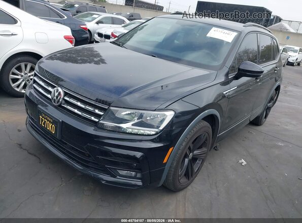 3VV3B7AX3KM170883 2019 VOLKSWAGEN TIGUAN Black Передня ліва чверть