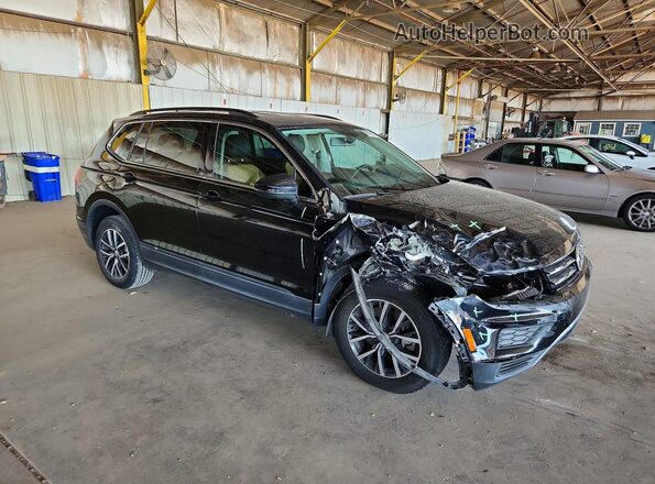 3VV3B7AX3KM199624 2019 VOLKSWAGEN TIGUAN Black წინა მარჯვენა