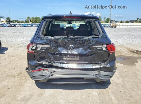 3VV3B7AX3NM018204 2022 VOLKSWAGEN TIGUAN Black Vista trasera