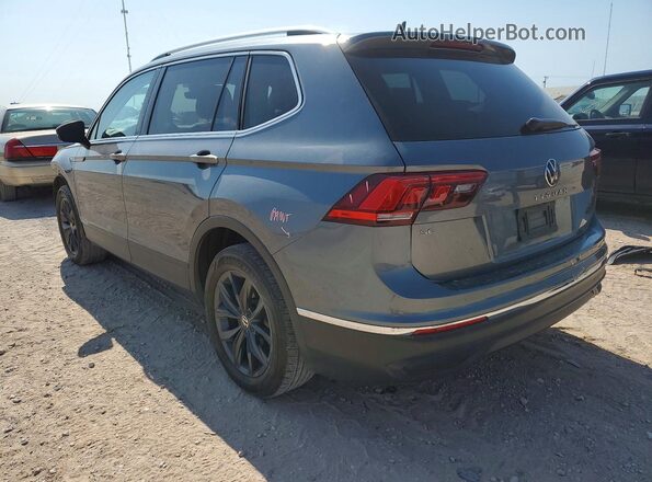 3VV3B7AX3NM033138 2022 VOLKSWAGEN TIGUAN Gray Trasero izquierdo