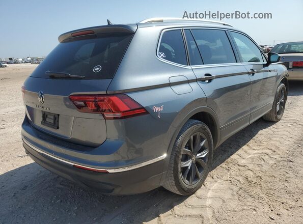 3VV3B7AX3NM033138 2022 VOLKSWAGEN TIGUAN Gray Trasero derecho