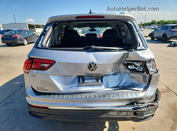 3VV3B7AX3NM141596 2022 VOLKSWAGEN TIGUAN Silver Widok z tyłu