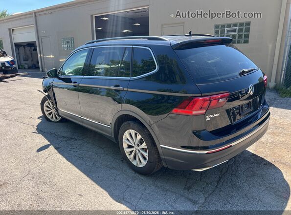 3VV3B7AX4JM038200 2018 VOLKSWAGEN TIGUAN Black უკანა მარცხენა