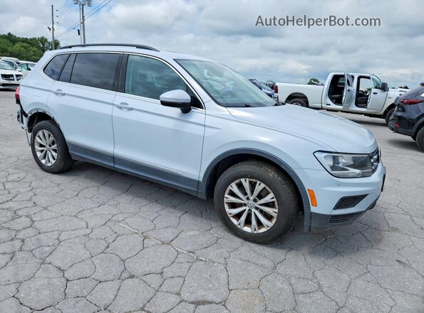 3VV3B7AX4JM104681 2018 VOLKSWAGEN TIGUAN Серый Передняя правая четверть