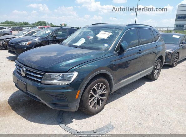 3VV3B7AX4JM208149 2018 VOLKSWAGEN TIGUAN Green წინა მარცხენა ხედი სამი მეოთხედიდან