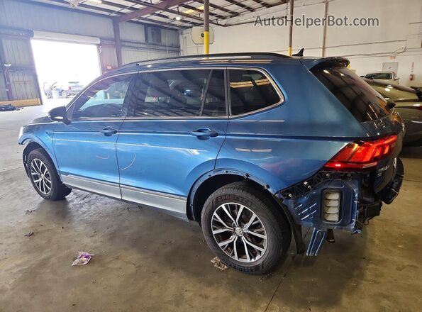 3VV3B7AX4JM218714 2018 VOLKSWAGEN TIGUAN Blue Tył lewy
