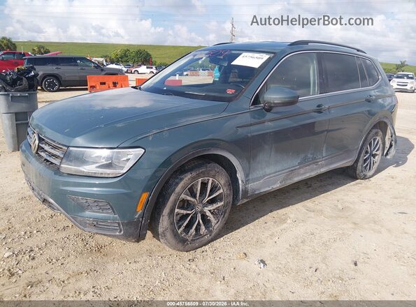 3VV3B7AX4KM131431 2019 VOLKSWAGEN TIGUAN Green Передня ліва чверть