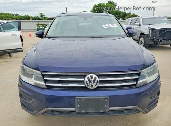 3VV3B7AX4MM144215 2021 VOLKSWAGEN TIGUAN Синий Вид спереди