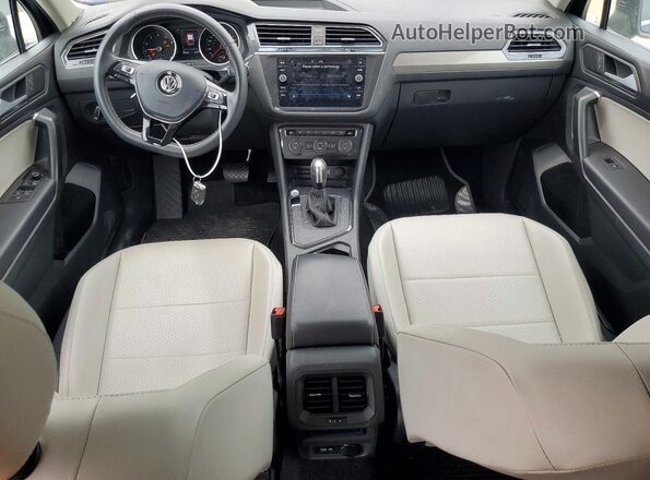 3VV3B7AX4MM144215 2021 VOLKSWAGEN TIGUAN Синий Вид панели приборов
