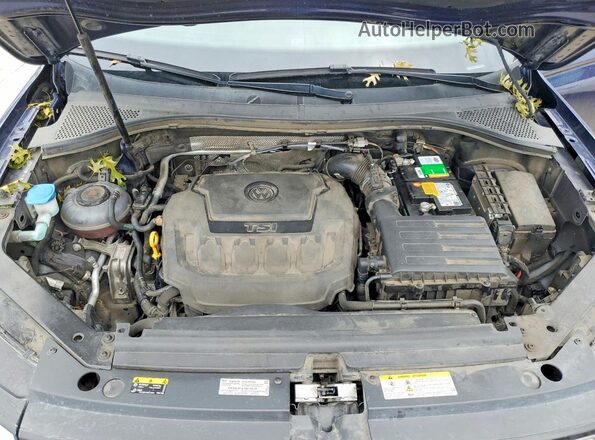 3VV3B7AX4MM144215 2021 VOLKSWAGEN TIGUAN Синий Вид подкапотного пространства