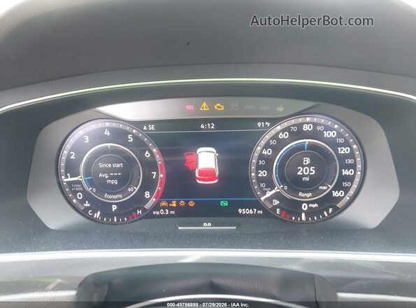 3VV3B7AX5KM056710 2019 VOLKSWAGEN TIGUAN Gray Հետևի նստատեղերի տեսք
