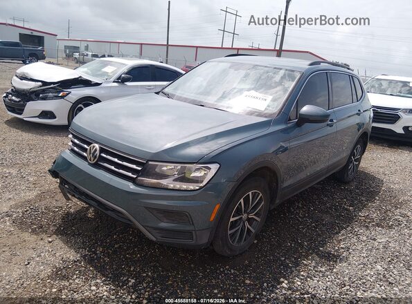 3VV3B7AX5KM079677 2019 VOLKSWAGEN TIGUAN Dark Blue Передня ліва чверть