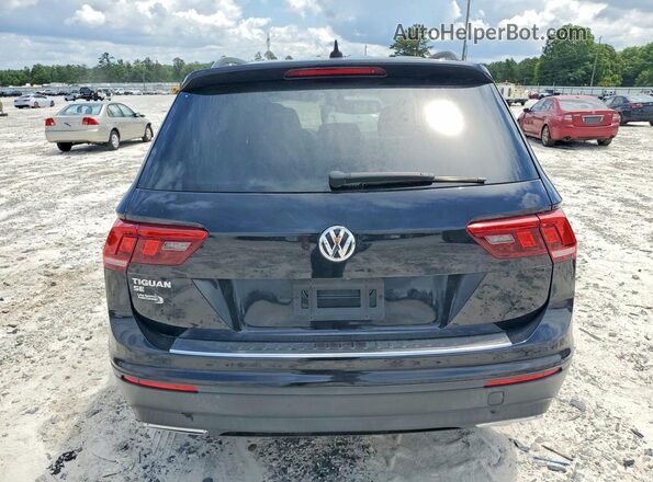 3VV3B7AX5KM137562 2019 VOLKSWAGEN TIGUAN Black Widok z tyłu