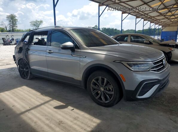 3VV3B7AX5NM166550 2022 VOLKSWAGEN TIGUAN Gray Delantero derecho