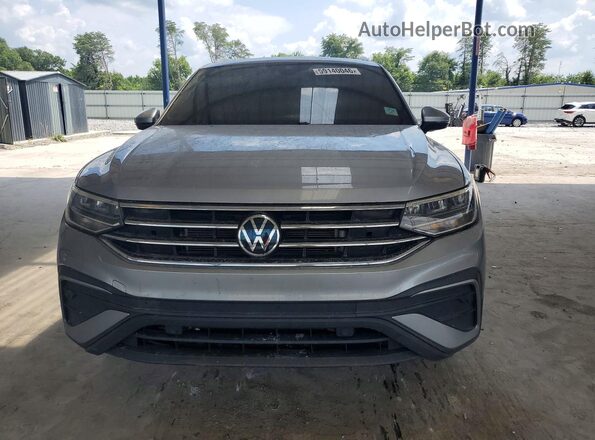 3VV3B7AX5NM166550 2022 VOLKSWAGEN TIGUAN Gray Vista frontal