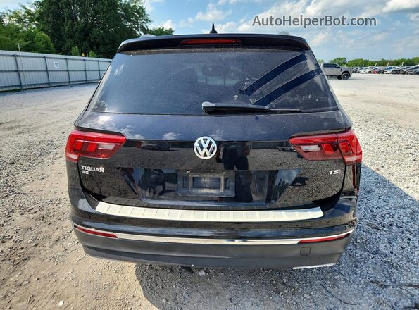 3VV3B7AX6JM041714 2018 VOLKSWAGEN TIGUAN Black უკანა ხედი