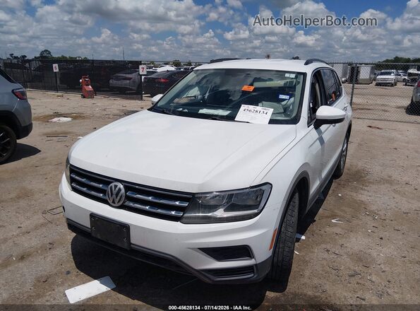 3VV3B7AX6JM050364 2018 VOLKSWAGEN TIGUAN White Vista tres cuartos delantera izquierda