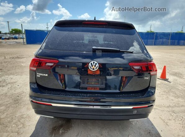3VV3B7AX6JM088399 2018 VOLKSWAGEN TIGUAN Black Vista trasera