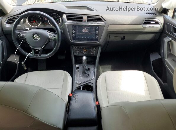 3VV3B7AX6JM089102 2018 VOLKSWAGEN TIGUAN Black Widok deski rozdzielczej